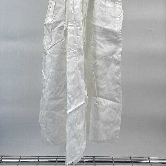 En Saison by Lala White Dress With Tan and White Crocheted Removable Top Size S - Picture 4 of 7